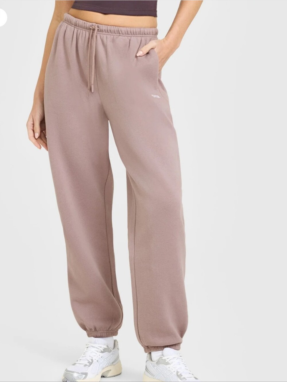 NEW Oner Active Mid-Weight Relaxed Oversized Jogger Dusty Purple Size S Women's